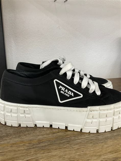 prada sneakers for womens|Prada denim sneakers.